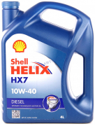 Масло моторное Shell Helix Diesel HX7 10W40 [CF] полусинтетическое 4л