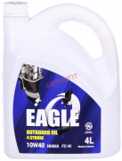 Масло моторное Eagle  OUTBOARD Oil 4 stroke FC-W  10W40 полусинтетическое 4л