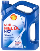 Масло моторное Shell Helix HX7 10W40 [SN/CF] полусинтетическое 4л