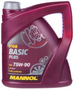 Масло трансмиссионное Mannol GL-4+ 75W90 Basic Plus синт. 4 л  (ЕС)