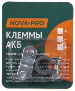 Клемма аккум. "+" "-" свинцовый сплав планка (1шт.) (NP-CA071) NOVA-PRO/DINWARD