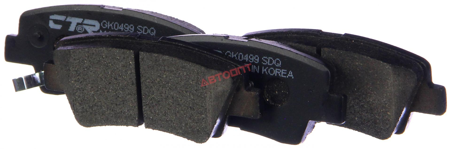 Колодки торм Rear  Hyun.i30 (GD, CW) 11-VELOSTER (FS) 11-, KIA (PRO) CEED 12- (05/13-) (Старый CKKH45) GK0499 "CTR" (Корея)