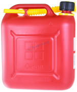 Канистра ГСМ red (красная) Классик  10л. "Oktan"