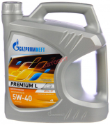 Масло моторное Газпромнефть Premium L 5W40 [SL/CF] полусинтетическое 4л