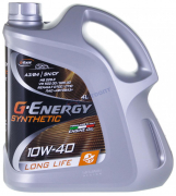 Масло моторное G-Energy Long Life МВ 229.3 10W40 [SN/CF] синтетическое 4л