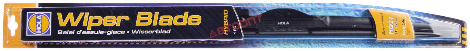 Щетка стеклоочистителя гибридная HOLA 530мм-21" 8 адаптеров (HQ21)
