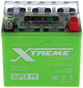 Аккумулятор Мото Xtreme  5.5Ач [Европейский/Обратная полярность] A 