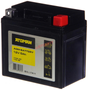  5 Ач ATOMAN MOTO AGM MAGM-4YTX  о/п EN80 (114x71x109)