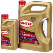 Масло моторное Sintec Platinum 7000  5W30 [SP/GF-6A] синтетическое 4л (4 + 1)