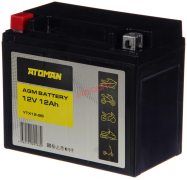 12 Ач ATOMAN MOTO AGM MAGM-12YTX  п/п EN180 (158x85x129)