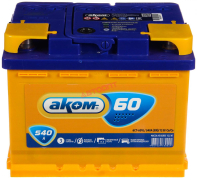 Аккумулятор АКОМ акб 60Ач [Европейский/Прямая полярность] 520A
