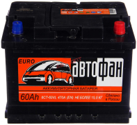 Аккумулятор АКОМ Автофан 60Ач [Европейский/Обратная полярность] 470A