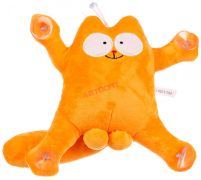 Игрушка на заднее стекло Кот "Саймон" на присосках, в ассорт., 28х20х8см (732-098) "NEW GALAXY"