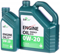 Масло моторное Livcar Engine Oil Eco  0W20 [SP/GF-6A] синтетическое 4л (4 + 1)