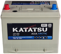 Аккумулятор KATATSU ARCTIC 85Ач [Азиатский/Прямая полярность] 750A 