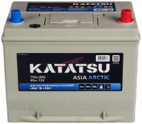 Аккумулятор KATATSU ARCTIC 85Ач [Азиатский/Обратная полярность] 750A 