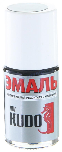 Эмаль для ремонта алкидная [Космос 665, металлик, кисть] 15 мл Kudo (KU-70665)