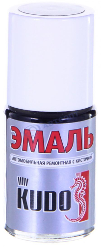 Эмаль рем. с кисточкой "Toyota 209 Night time black" (чёрный) KU-72453-12  (металлик)  15 мл   "KUDO"  (г.Москва)