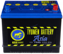 Аккумулятор Tyumen Battery Asia 75Ач [Азиатский/Обратная полярность] 630A 