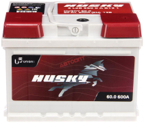 60 Ач HUSKY 60.0 (обр.) низкий 600А 242x175x175 (Турция)