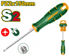 Отвертка крестовая 150мм ( + ) PZ2, S2 (JDSDC226) "JADEVER"