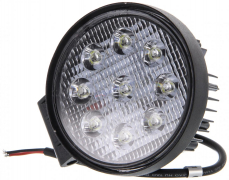Фара противотуманная диодная (9LED) KS-WR009S-BG, 12/24V,27W, алюминиевый корпус, 120*60*130мм "K&S"