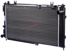 Радиатор ВАЗ-2190-2192 алюм. с конд. MT/АMT LUZAR (LRc 0192b) (2190-1301012) LUZAR