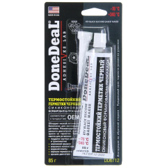 Герметик - прокладка силик. термостойкий ЧЁРНЫЙ (DD6712) 85 г "DoneDeal" (США)