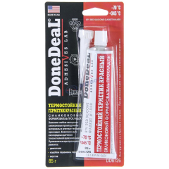 Герметик - прокладка силик. термостойкий КРАСНЫЙ (DD6726) 85 г "DoneDeal" (США)