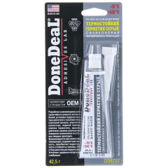 Герметик - прокладка силик. термостойкий СЕРЫЙ (DD6737) 42.5 г "DoneDeal" (США)