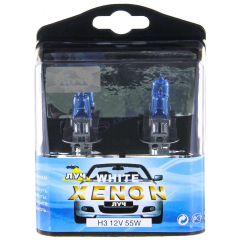 Лампа H3 12V 55W PK22s WHITE PLASMA XENON "Луч" (Китай)