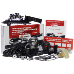 Комплект ГРМ дв. 406 ЕВРО-2 ПОЛНЫЙ под башмак (70/90) (406.3906625-01) LSgroup  г.Н.Новгород