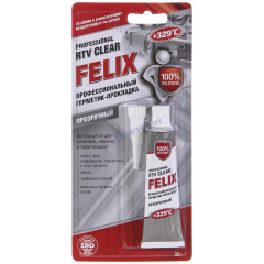 Герметик -  прокладка ПРОЗРАЧНЫЙ 32 г "FELIX" 