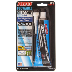 Герметик проникающий силикон для ремонта стекол 85 г (FS-3200) "ABRO"