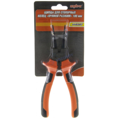 Съемник стопорных колец РАЗЖИМ ПРЯМОЙ 180мм (440307) "OMBRA" (Тайвань)