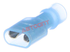 Клемма плоская изолированная полностью РПи-м(н) 2.5-(6.3), гнездо 6.6мм, 1.5-2.5мм2, (цена за 1шт) (08-0633) "REXANT" (Китай)