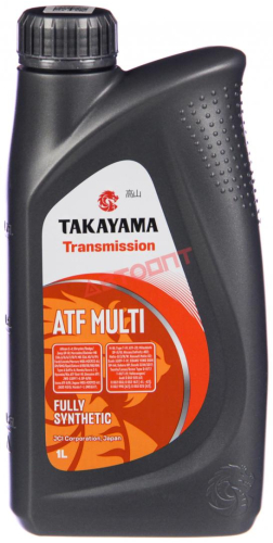Масло трансмиссионноеTAKAYAMA ATF MULTI (синт) (101941) 1л