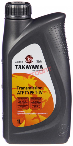 Масло трансмиссионноеTAKAYAMA ATF TYPE T-IV (605671) 1л