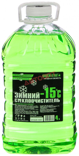 Жидкость низкотемпературная -15°C GREEN STAR Ягодная свежесть 4л