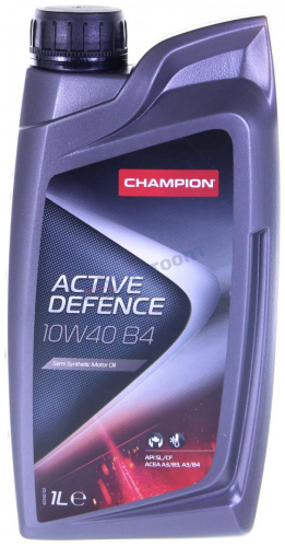 Масло моторное Champion Aktive Defence  10W40 [SL/CF] полусинтетическое 1л