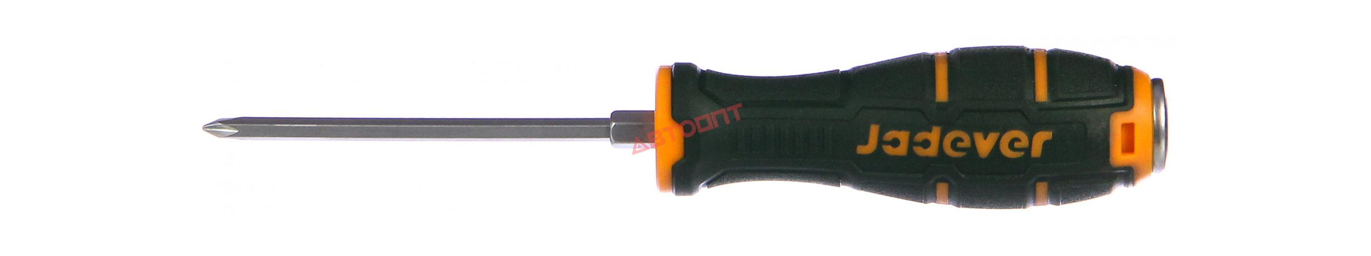 Отвертка УДАРНАЯ крестовая, PH1x100мм, S2 (JDQJ2214) "JADEVER"