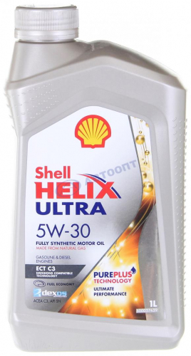 Масло моторное Shell Helix Ultra ECT 5W30 [SN] синтетическое 1л