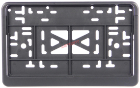 Рамка номера заднего 290*170мм, с защелкой СЕРАЯ (115/5-с) (г.Новосибирск)