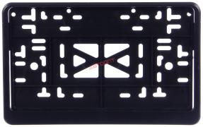 Рамка номера заднего 290*170мм, с защелкой ЧЕРНАЯ (115/5-ч) (г.Новосибирск)