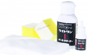 Полироль для фар и пластика Soft99 Light One, 50+8 мл "SOFT99"  (Япония)