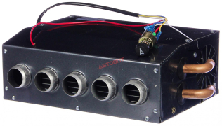 Печка дополнительная 12V с регул. универс. с 5-ю соплами 