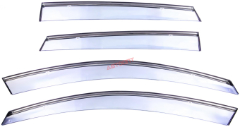 Дефлекторы боковых окон (ветровики) HYUNDAI I30 10- "KANGLONG"