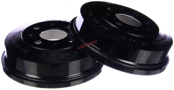 Барабан торм. ВАЗ-2108, 2110-2112, 2113-2115, 1117-1119, 2170, 2190 ЧУГУН (2108-3502070) (HF 144 810) (2 шт) СЕРЕБРИСТЫЙ "HOFER"