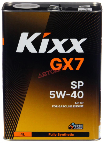 Масло моторное Kixx G1  5W40 [SP/CF/GF-6A] синтетическое 4л
