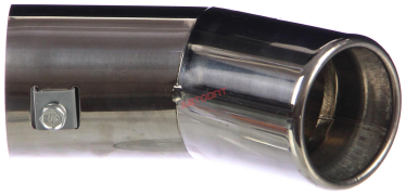 Насадка на глушитель (нержавеющая сталь) NG-008, изогнутая "PF"